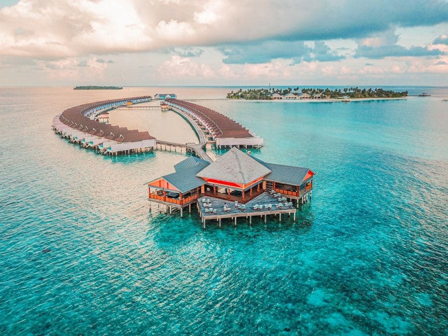 Mar de siete colores en San Andrés, Colombia